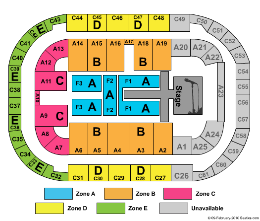 Arena At Ford Idaho Center Tim McGraw Zone Seating Chart